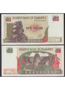 ZIMBABWE 50 Dollars 1994 Fior di Stampa